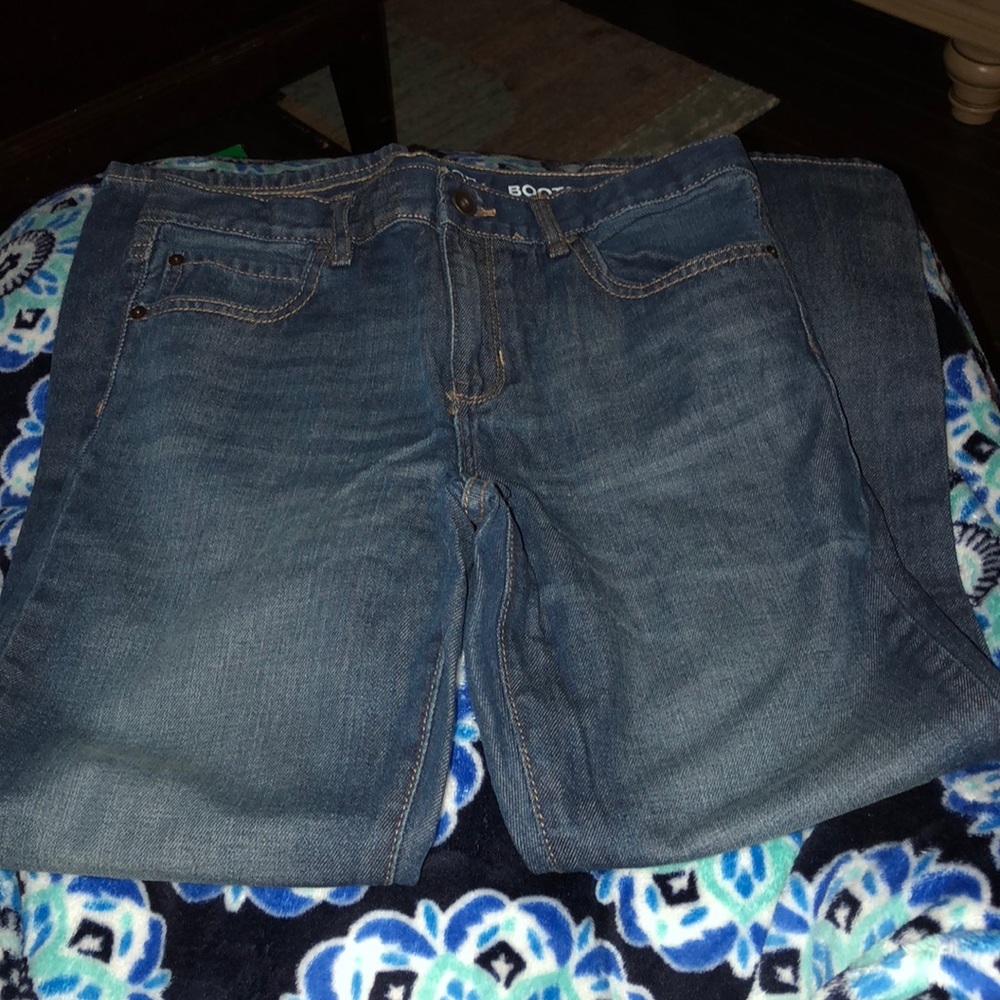 Boys blue jeans size 10 husky